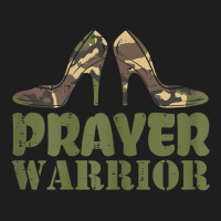 Womens Camo Heels Prayer Warrior Faith God Jesus C Classic T-shirt | Artistshot