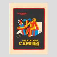 Bitter Campari By Fortunato Depero (1892 1960) Men's Polo Shirt | Artistshot