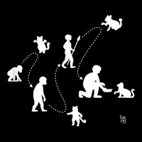 Evolution Of Human Directed By Cats T Shirt Youth Jogger | Artistshot