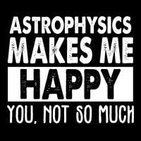 Astrophysics Makes Me Happy Aesthetic V-neck Tee | Artistshot