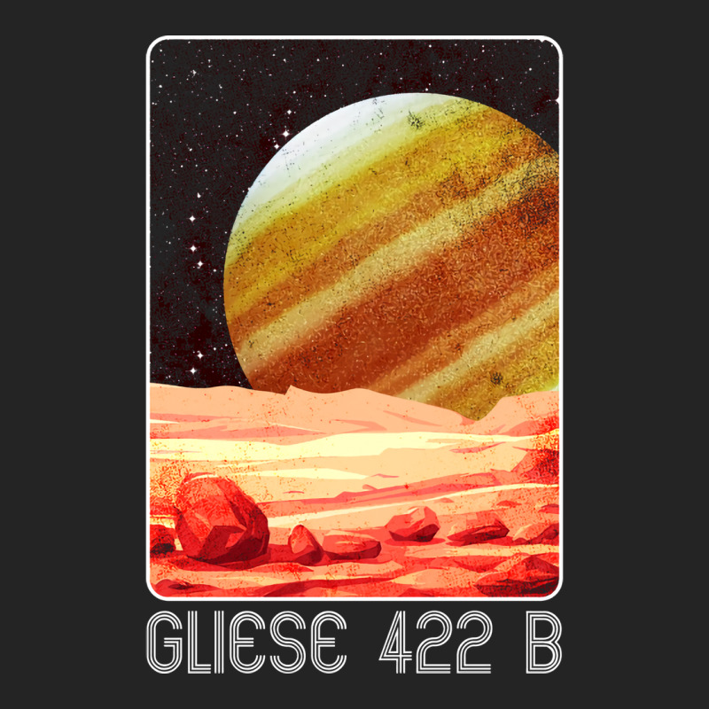 Gliese 422 B Exoplanet Planet Red 3/4 Sleeve Shirt | Artistshot