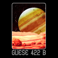 Gliese 422 B Exoplanet Planet Red Fleece Short | Artistshot