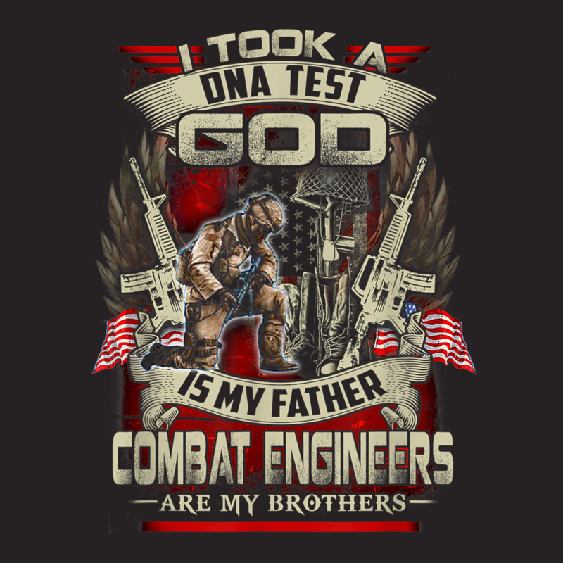 Combat Engineer T Shirt , I Took A Dna Test God Is Vintage Cap by heffopance | Artistshot