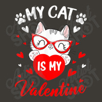 My Cat Is My Valentine Kitten Lover Heart Boys Gir Bucket Hat | Artistshot