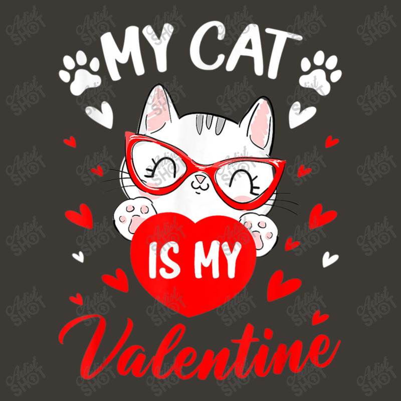 My Cat Is My Valentine Kitten Lover Heart Boys Gir Bucket Hat by donellajeremykoa | Artistshot