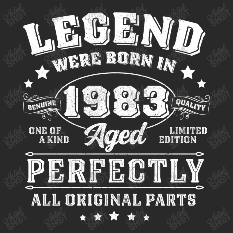 Vintage 1983 Limited Edition 40 Year Old Printed Hat By Nq Artist