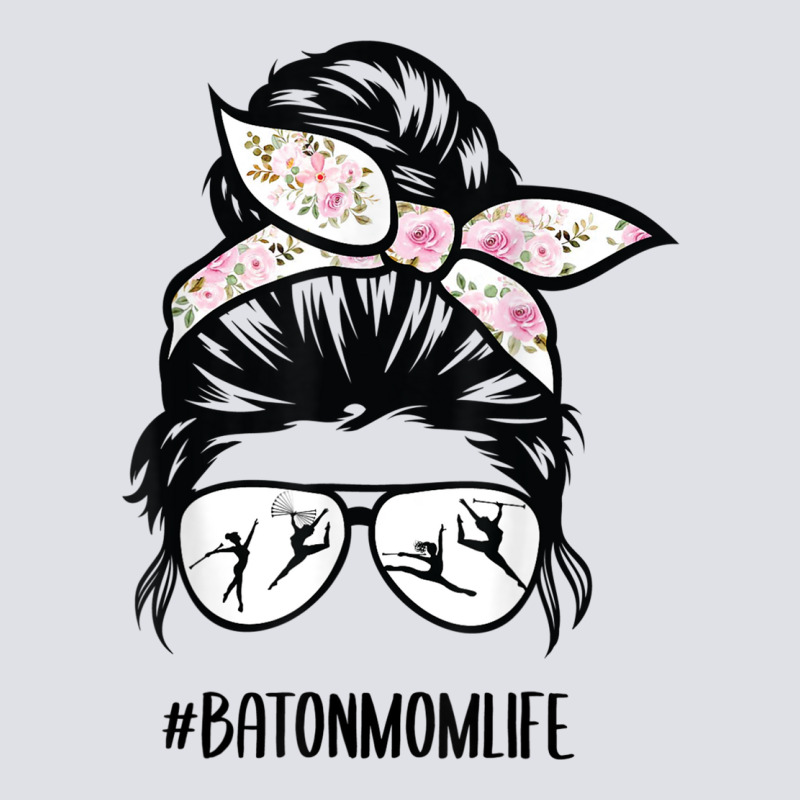 Baton Twirler Mom Life Messy Bun Hair Glasses Flow Bucket Hat by mogakino | Artistshot