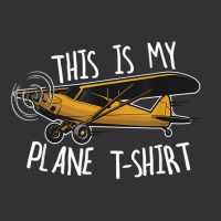 Funny Pilot Tshirt Airplane Tshirt This Is My Plan Vintage Hoodie | Artistshot