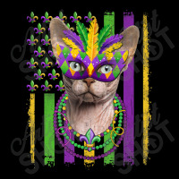 Sphynx Cat Mardi Gras Mask Kitten American Flag Youth Jogger | Artistshot