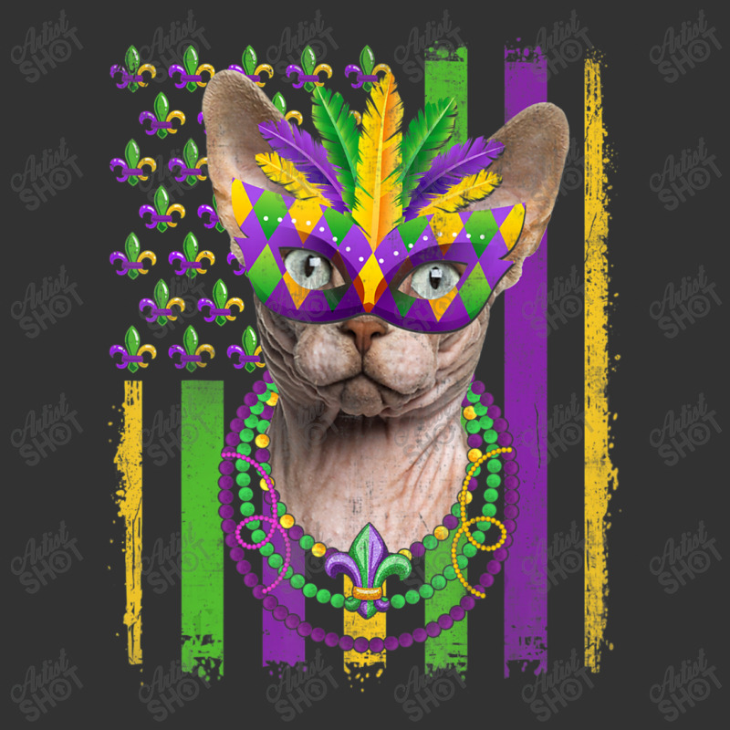 Sphynx Cat Mardi Gras Mask Kitten American Flag Baby Bodysuit | Artistshot