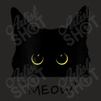 Cute Cat Meow, Cat Lover Meow Ladies Fitted T-shirt | Artistshot