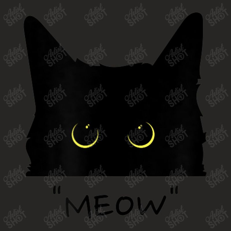 Cute Cat Meow, Cat Lover Meow Ladies Fitted T-Shirt by spannmargarettrgy | Artistshot