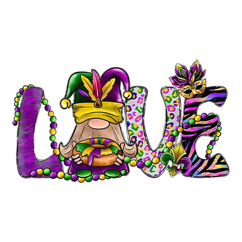 Gnome Love Mardi Gras King Cake Fat Tuesday New Or V-neck Tee | Artistshot