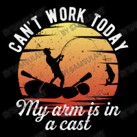 Can't Work Today My Arm Is In A Cast Fishing Humor Funny Quote Retro S Men's 3/4 Sleeve Pajama Set | Artistshot