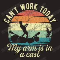 Cant Work Today My Arm Is In A Cast Funny Fishing Hunting Lover Gift V Tank Top | Artistshot