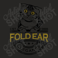 Fold Ear Kitten Folded Ears Cat Cub Ladies Fitted T-shirt | Artistshot