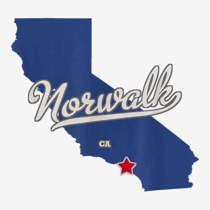 Norwalk California Ca Map T Shirt Youth 3/4 Sleeve | Artistshot