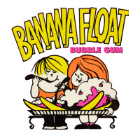 Banana Float Bubble Gum V-neck Tee | Artistshot