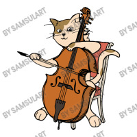 Cellist Cat Playing Cello Instrument Funny Gift For Violin Music Lover Crop Top | Artistshot