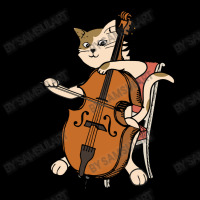 Cellist Cat Playing Cello Instrument Funny Gift For Violin Music Lover Cropped Sweater | Artistshot