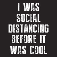 I Was Social Distancing Before It Was Cool Vintage Cap | Artistshot