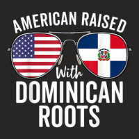 American Raised With Dominican Roots Dominican Rep Ladies Fitted T-shirt | Artistshot