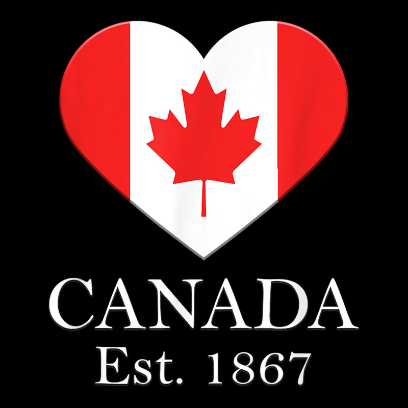 Canadian Maple Leaf Heart Flag   Canada 150 Years V-Neck Tee by mumm | Artistshot