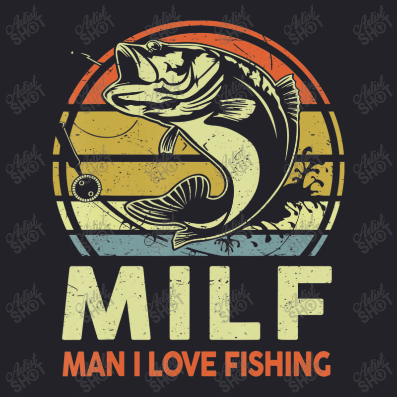 Mens Man I Love Fishing-shirt Fly Fish Fisherman B Unisex Sherpa-lined Denim Jacket | Artistshot