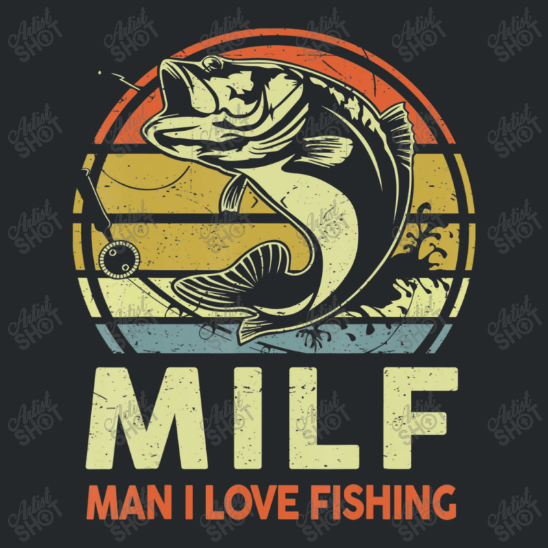 Mens Man I Love Fishing-shirt Fly Fish Fisherman B Crewneck Sweatshirt | Artistshot