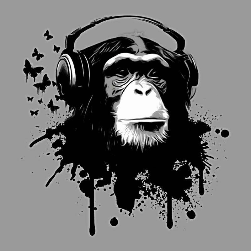 Monkey Business   Black Graphic T-shirt by peickkerberk | Artistshot