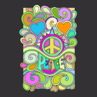 Psychedelic Hippy Retro Peace Art 1 Vintage Hoodie | Artistshot