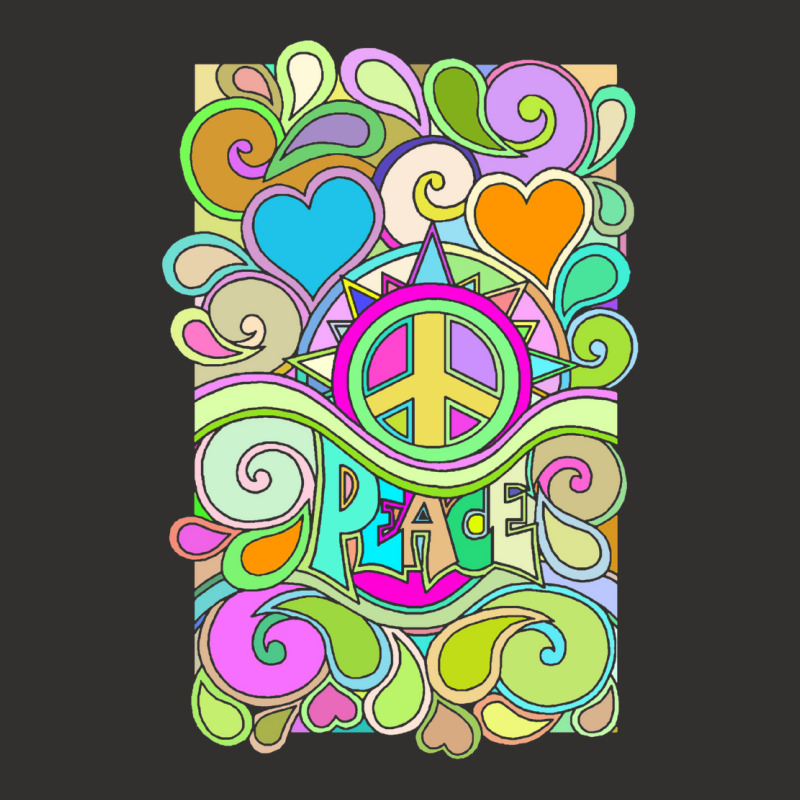 Psychedelic Hippy Retro Peace Art 1 Champion Hoodie by hermesginderq | Artistshot