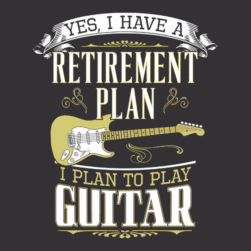 Guitar   Retirement Plan Vintage Hoodie | Artistshot