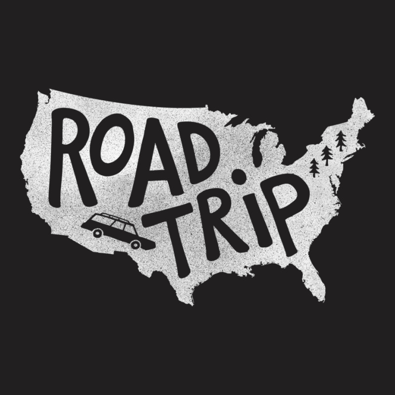 Road Trip Usa   Blue T-Shirt by hermesginderq | Artistshot