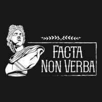 Latin Saying   Facta Non Verba T Shirt Flannel Shirt | Artistshot