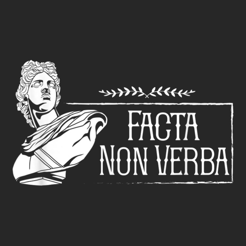 Latin Saying   Facta Non Verba T Shirt Men's T-shirt Pajama Set by mheny | Artistshot