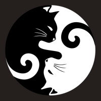 Ying Yang Cats   Black & White Tank Top | Artistshot