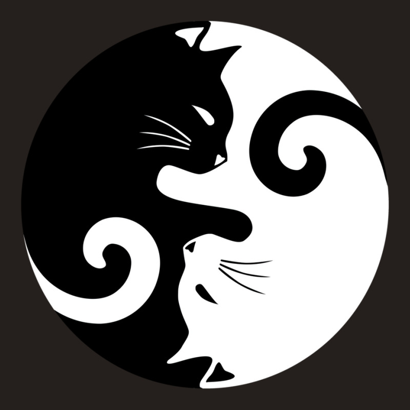 Ying Yang Cats   Black & White Tank Top by hermesginderq | Artistshot