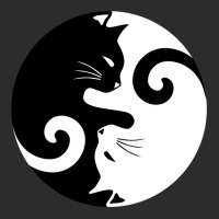 Ying Yang Cats   Black & White Exclusive T-shirt | Artistshot