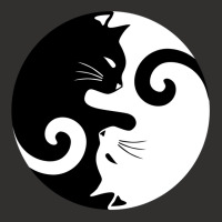 Ying Yang Cats   Black & White Champion Hoodie | Artistshot