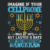 Funny Hanukkah Gifts Cellphone Chanukkah Jewish Xm Crewneck Sweatshirt | Artistshot