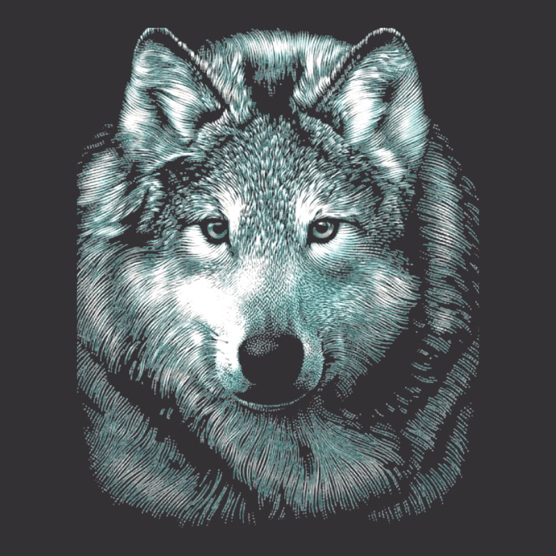 Wolf Face 1 Vintage Short by peickkerberk | Artistshot