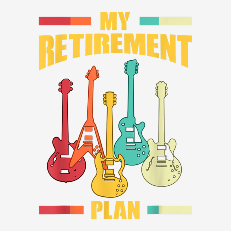 My Retirement Plan Electric Guitar Musical String Drawstring Bags | Artistshot