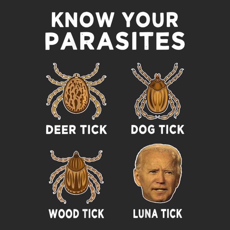 Know Your Parasites Funny Anti Joe Biden (on Back) Printed hat by scrabeck | Artistshot