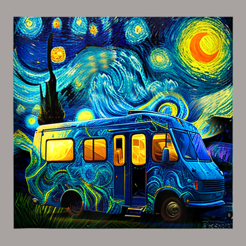 Caravan Camping Rv Trailer Van Starry Night Van Go Racerback Tank by wafaha | Artistshot