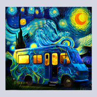 Caravan Camping Rv Trailer Van Starry Night Van Go Fleece Short | Artistshot