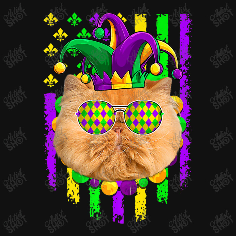 American Flag Mardi Gras Cute Persian Cat Lover Graphic T-shirt by kimblejoettaefd | Artistshot