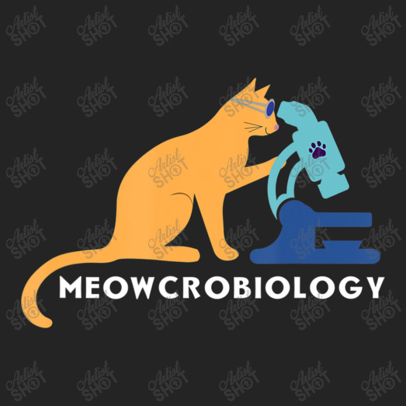 Microscope Bacteria Science Microbiology Cat Lover 3/4 Sleeve Shirt | Artistshot