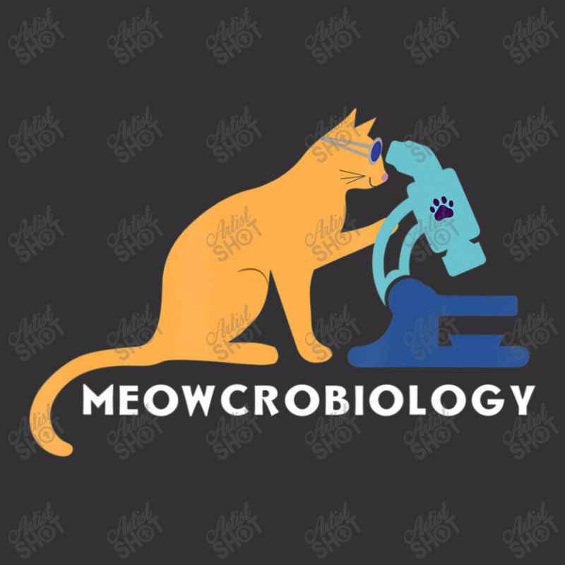 Microscope Bacteria Science Microbiology Cat Lover Vintage Hoodie And Short Set | Artistshot