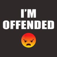 I'm Offended Funny Emoticon Angry Emotion Politica Racerback Tank | Artistshot